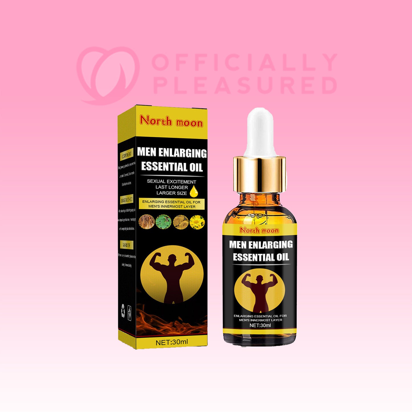 Officially Pleasured Penis Enlargement Oil